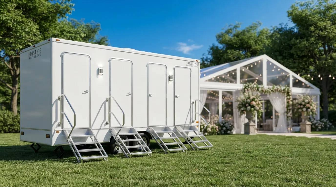 4 Stall Restroom Trailer in Montebello, CA