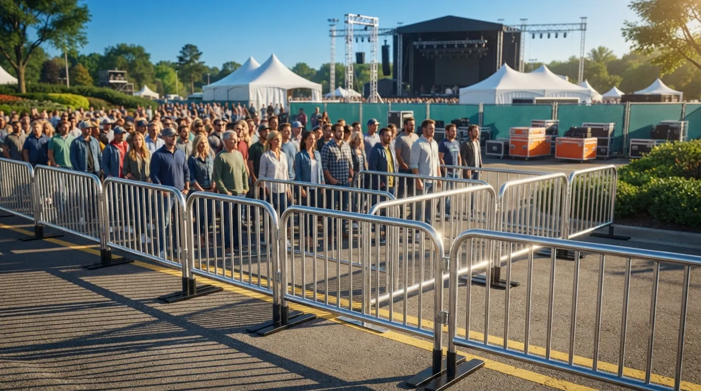 Crowd Control Barrier Rental in Montebello, CA