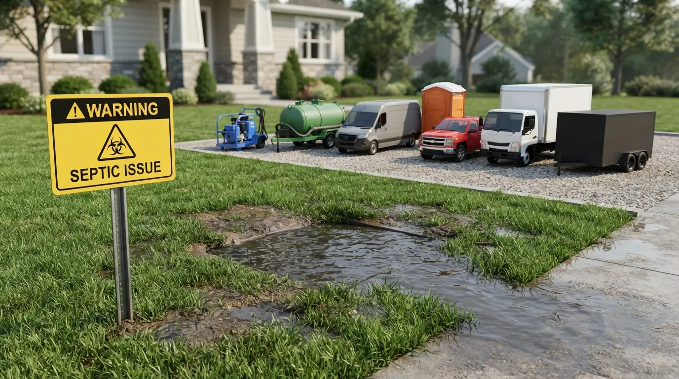 Septic Tank Warning Signs in Montebello, CA
